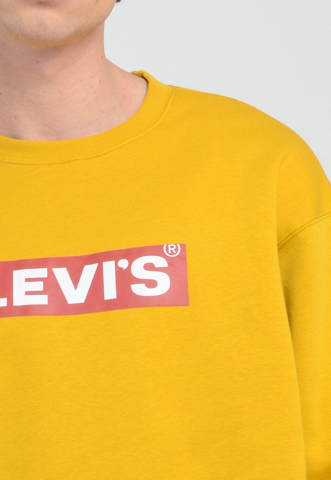 Polerón Hombre Relaxed Fit Amarillo Levis 38712-0070-2