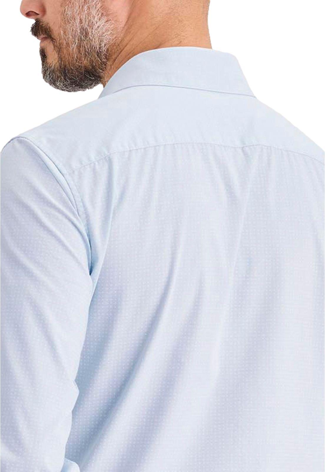 Camisa Hombre Workday LS Classic Fit Azul Puntos A9386-0043-3