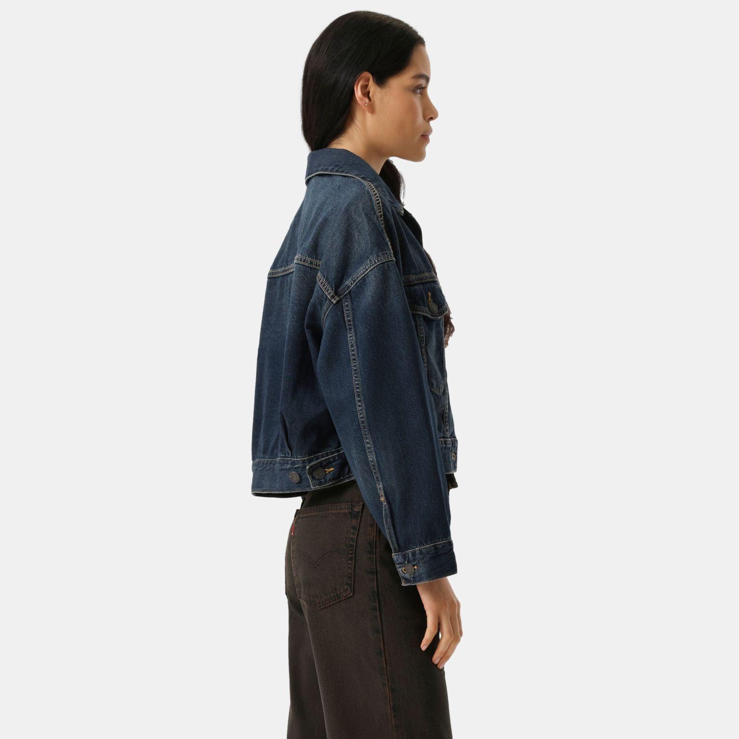 Chaqueta Mujer Loose Crop Trucker Azul Levis 0089L-0007-2