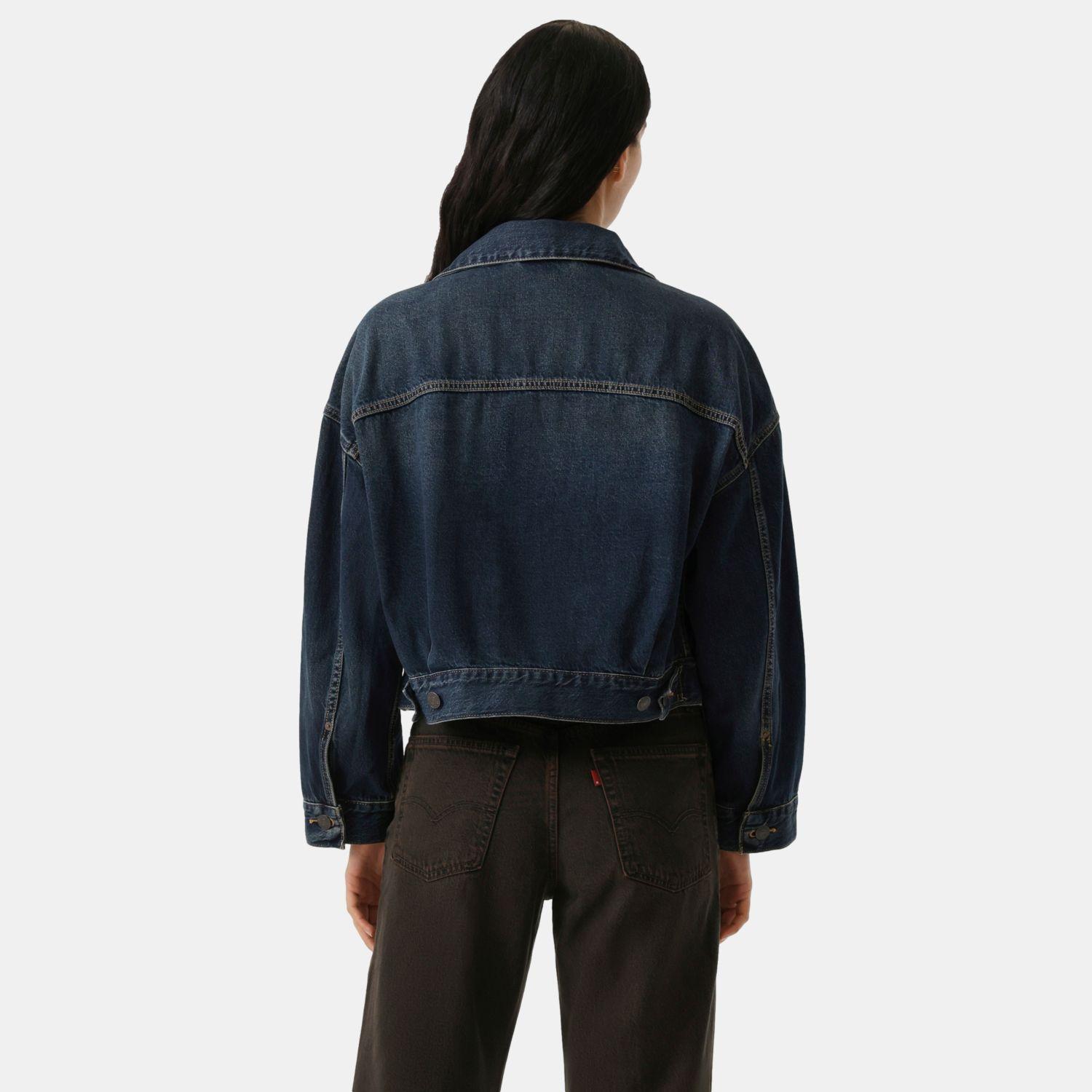 Chaqueta Mujer Loose Crop Trucker Azul Levis 0089L-0007-3