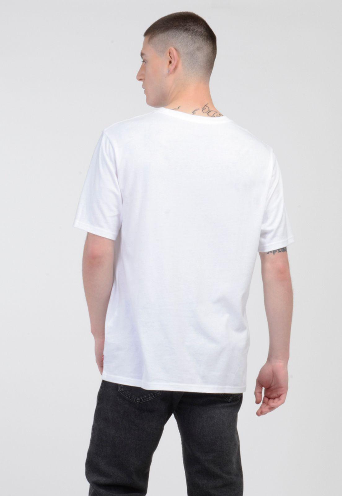 Polera Hombre Lisa Blanca Levis 16143-0591-1