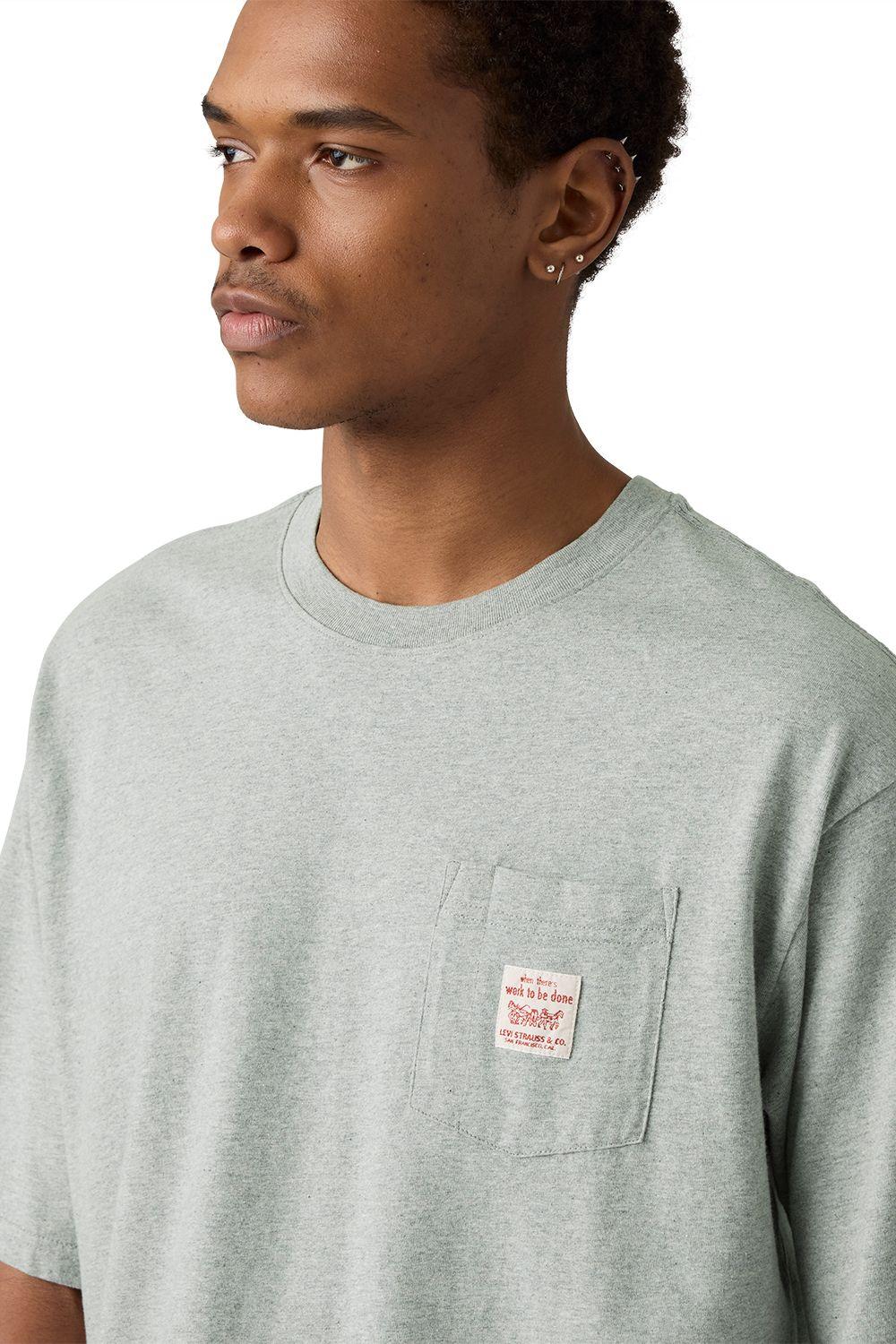 Polera Hombre Workwear Tee Gris Levis A5850-0003-3