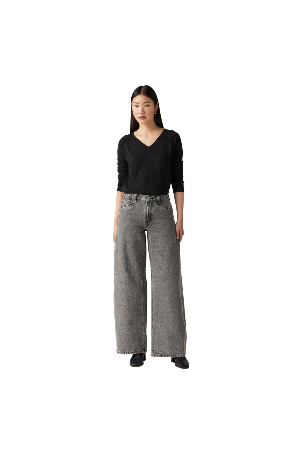 Jeans Mujer 94 Baggy Wide Leg Gris Levis A5929-0016-3