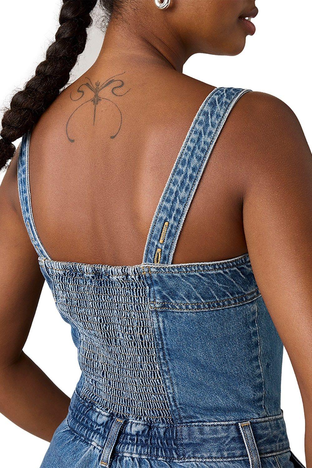 Enterito Mujer Drea Jumpsuit Azul Levis A8648-0006-4