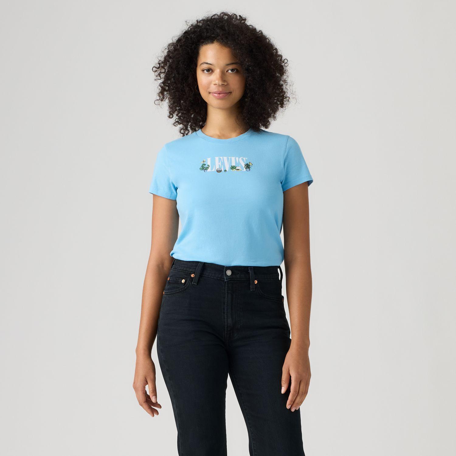 Polera Mujer The Perfect Tee Celeste Levis 17369-3546-0