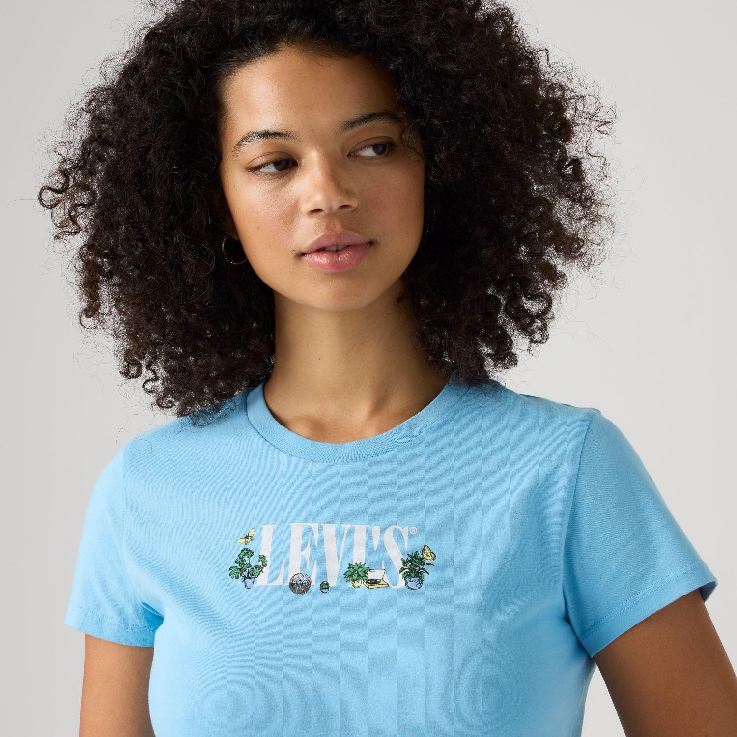 Polera Mujer The Perfect Tee Celeste Levis 17369-3546-3