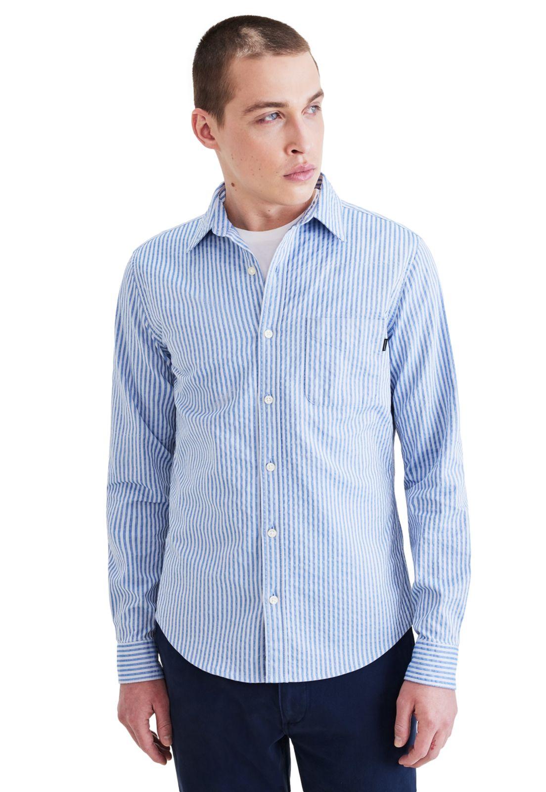 Camisa Hombre Original Woven Slim Fit Celeste A1114-0095-0