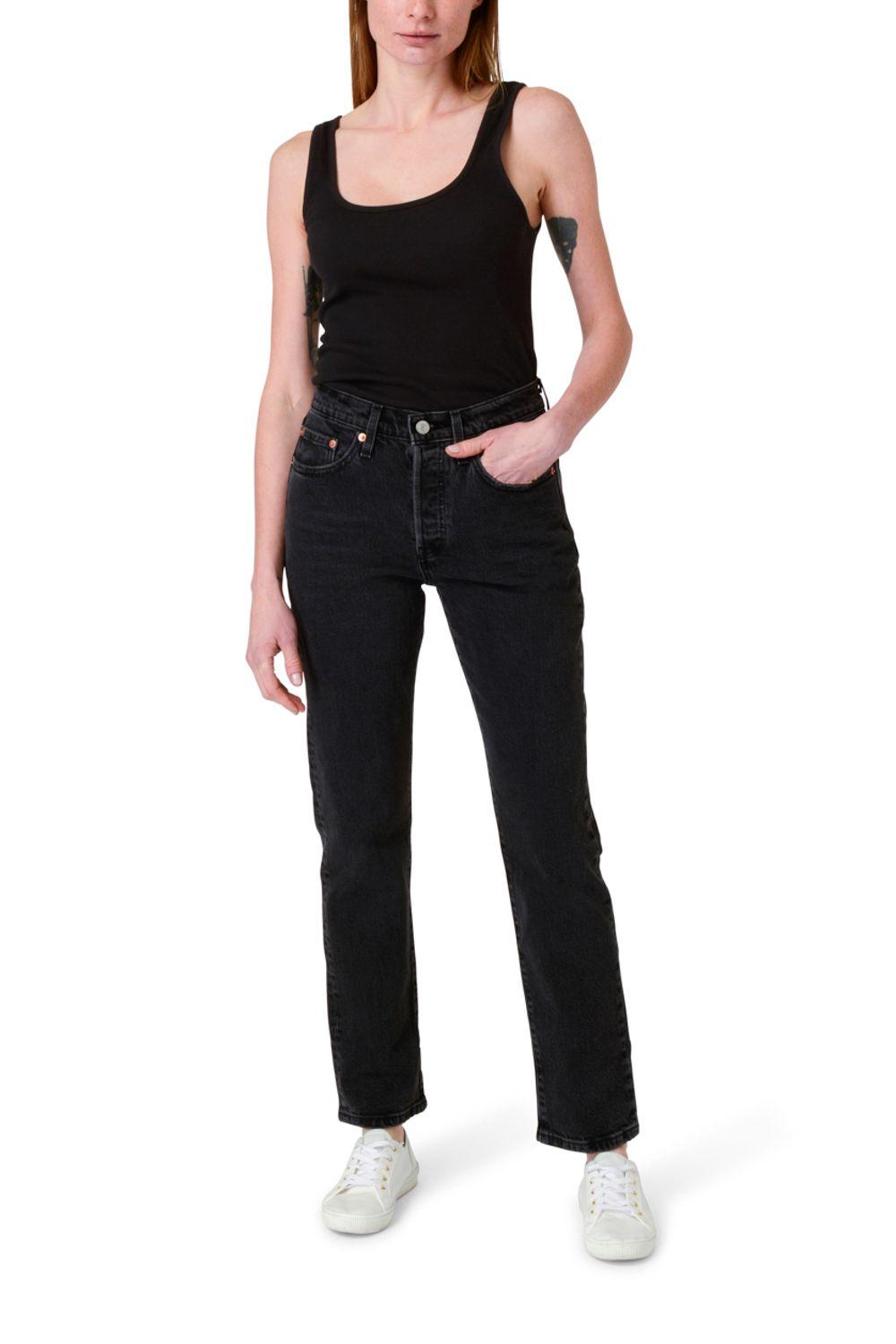 Jeans Mujer 501 Negro Levis 12501-0556-3