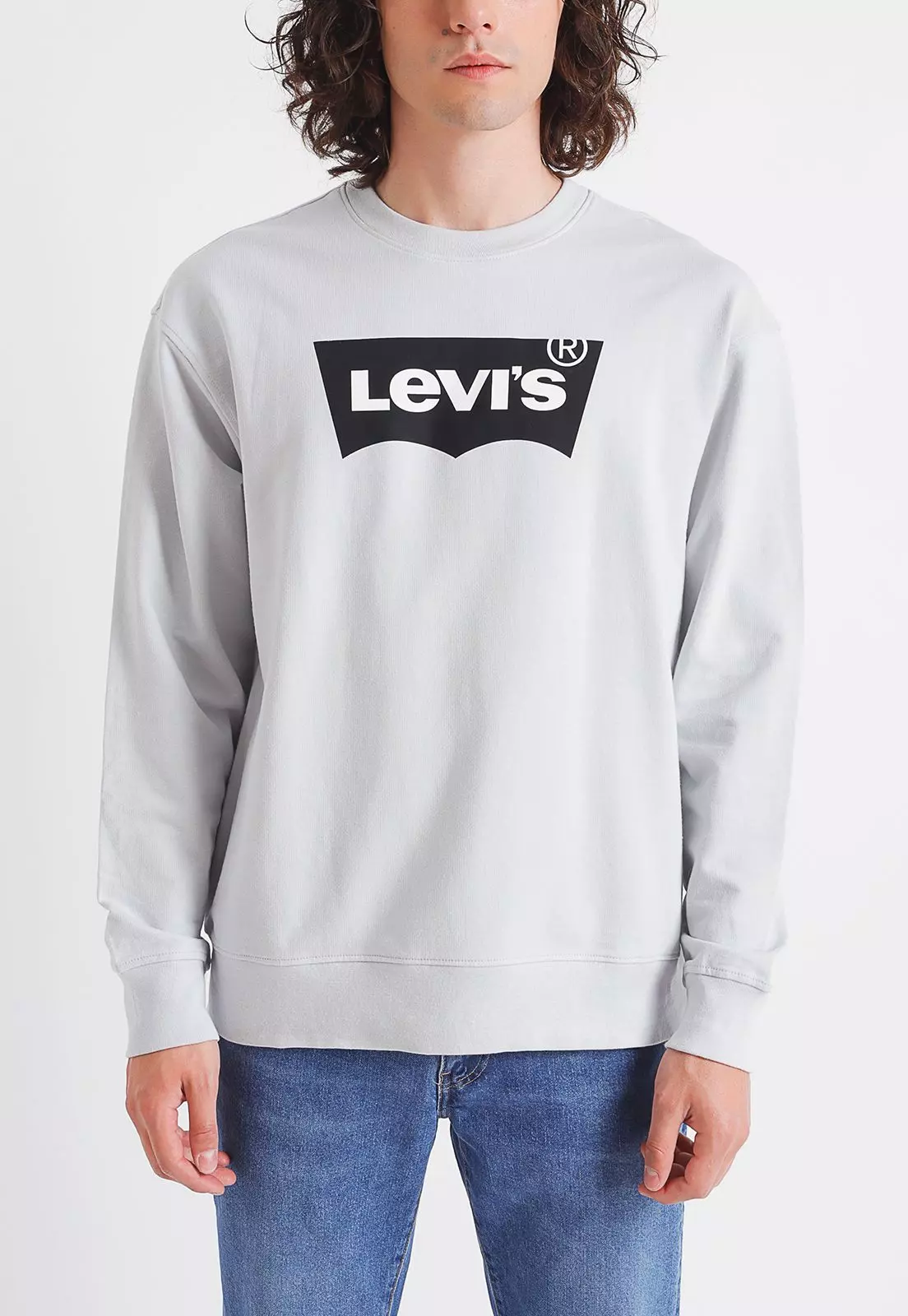 Polerón Hombre Sweats Crew  Batwing Gris Levis A1572-0066-0