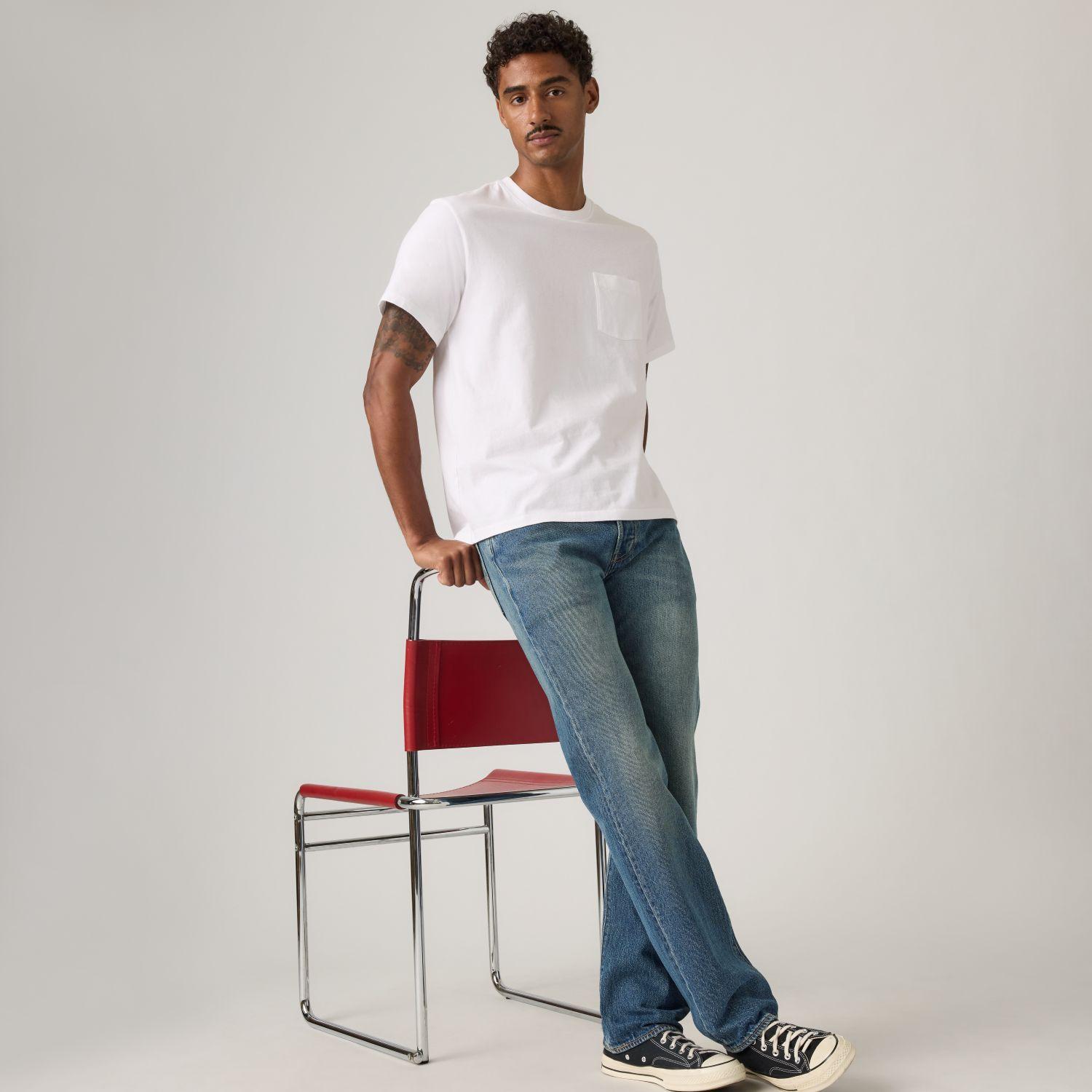 Polera Hombre Softee Blanco Levis 005H0-0038-2