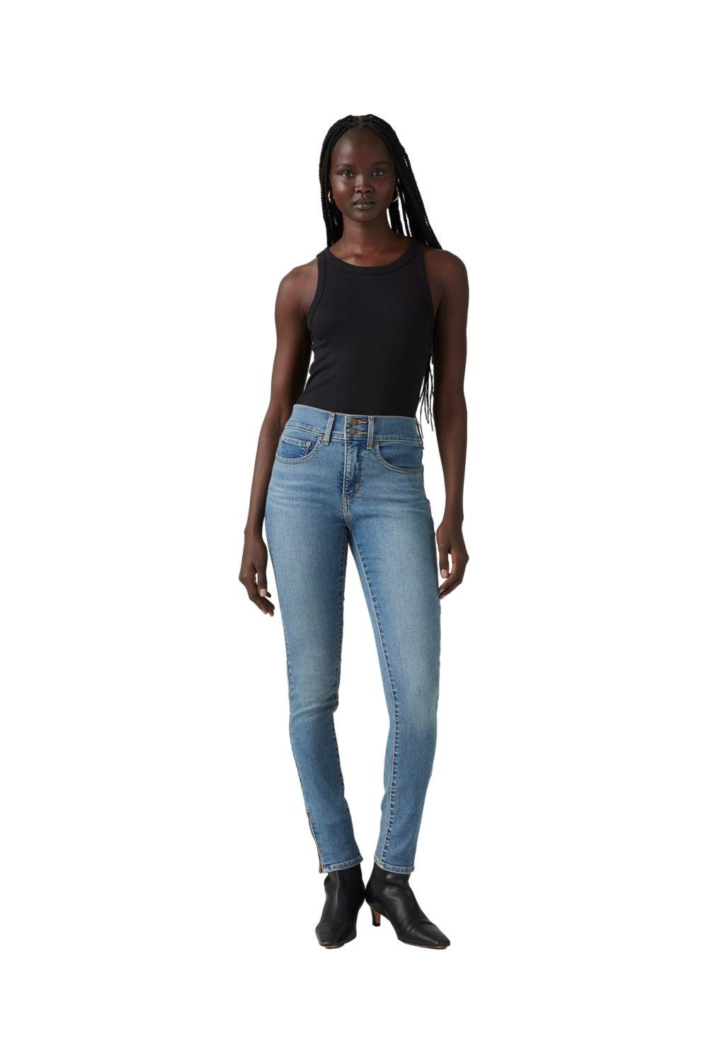 Jeans Mujer 311 Skinny Zip Hem Celeste Levis 001PX-0000-3