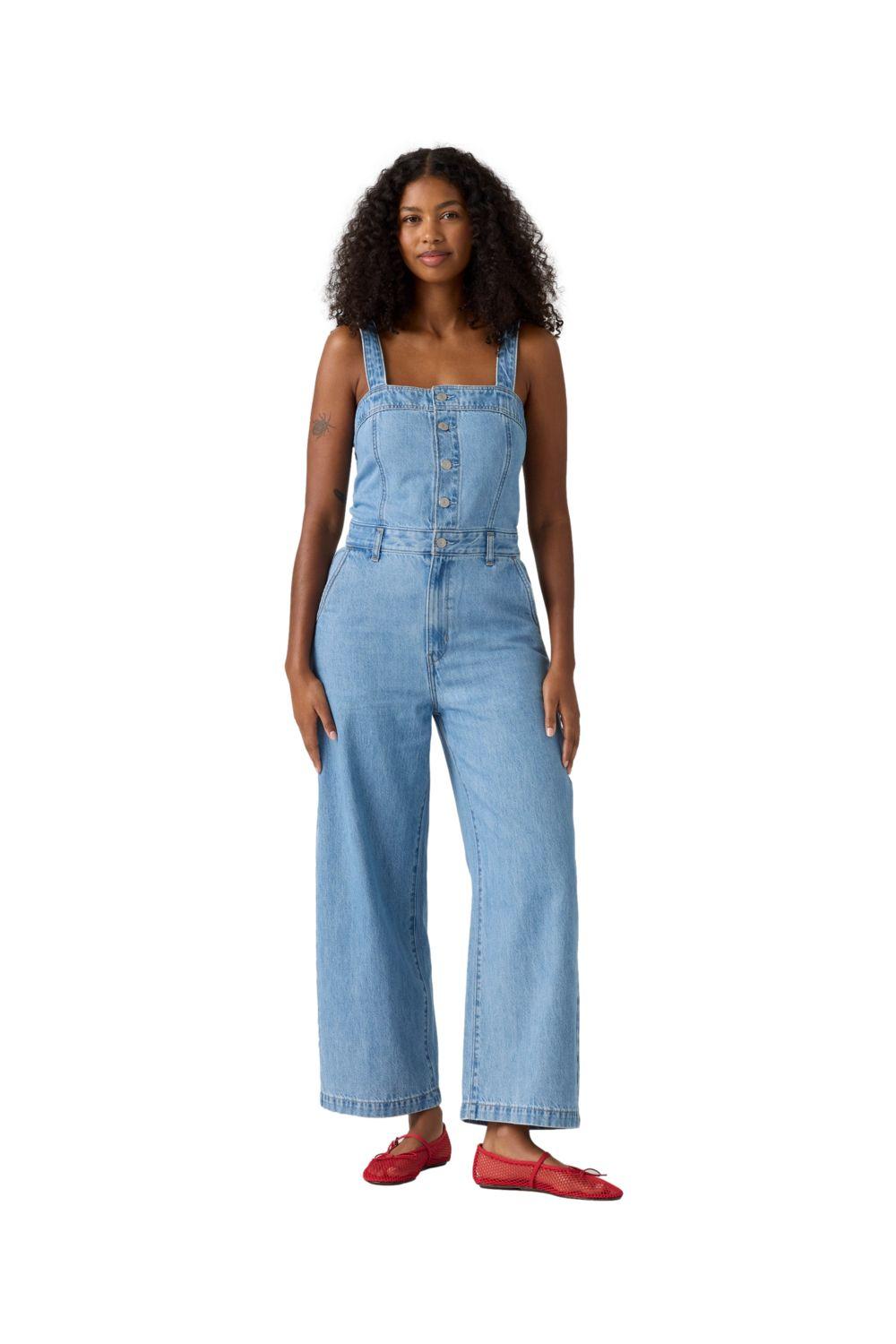Enterito Mujer Drea Jumpsuit Celeste Levis A8648-0005-0