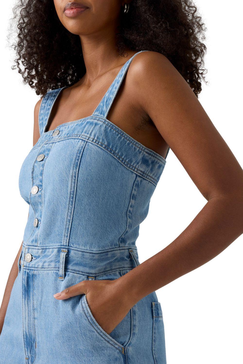Enterito Mujer Drea Jumpsuit Celeste Levis A8648-0005-4