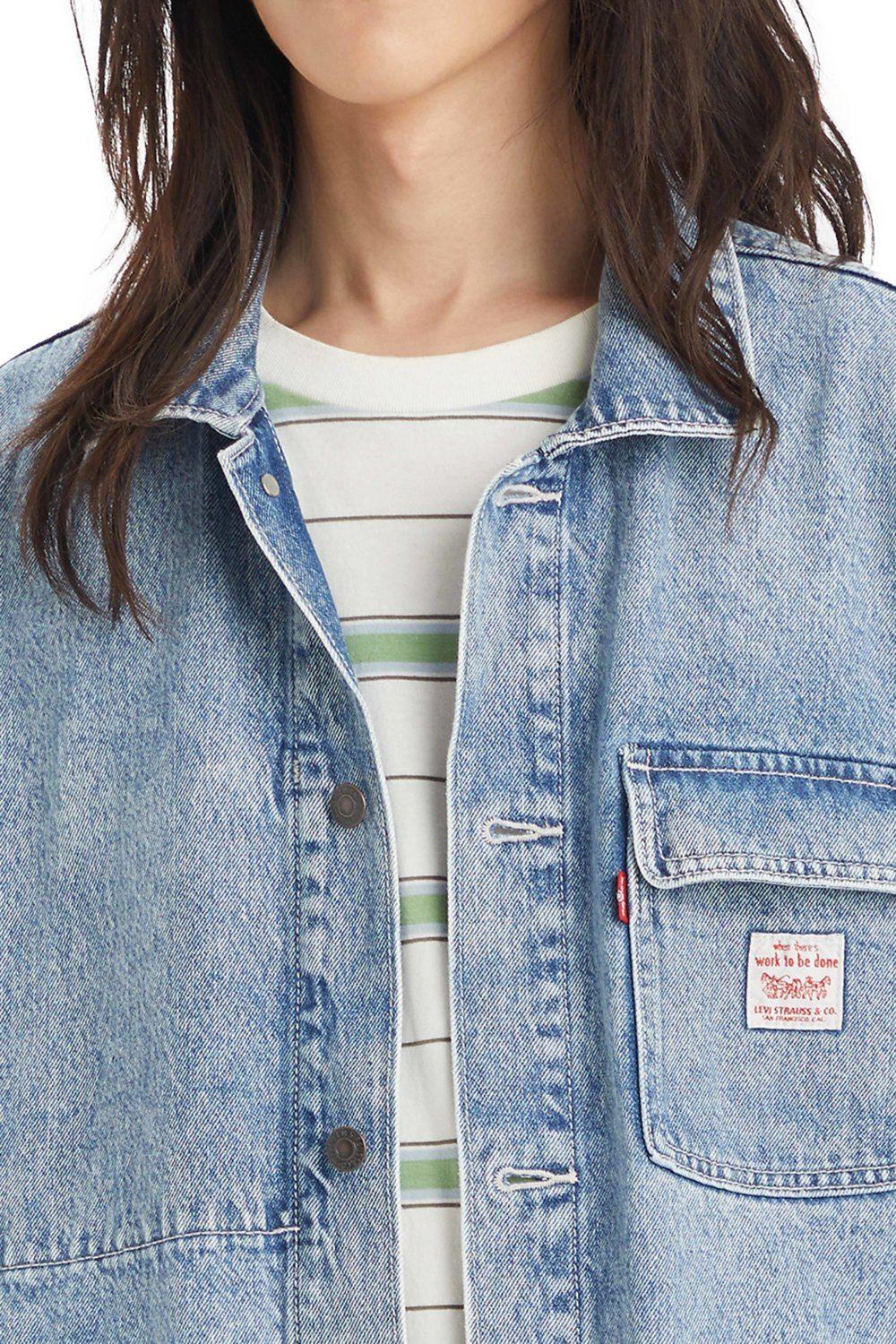 Chaqueta Mujer Broadway Engineer Coat Azul Levis A0744-0003-2