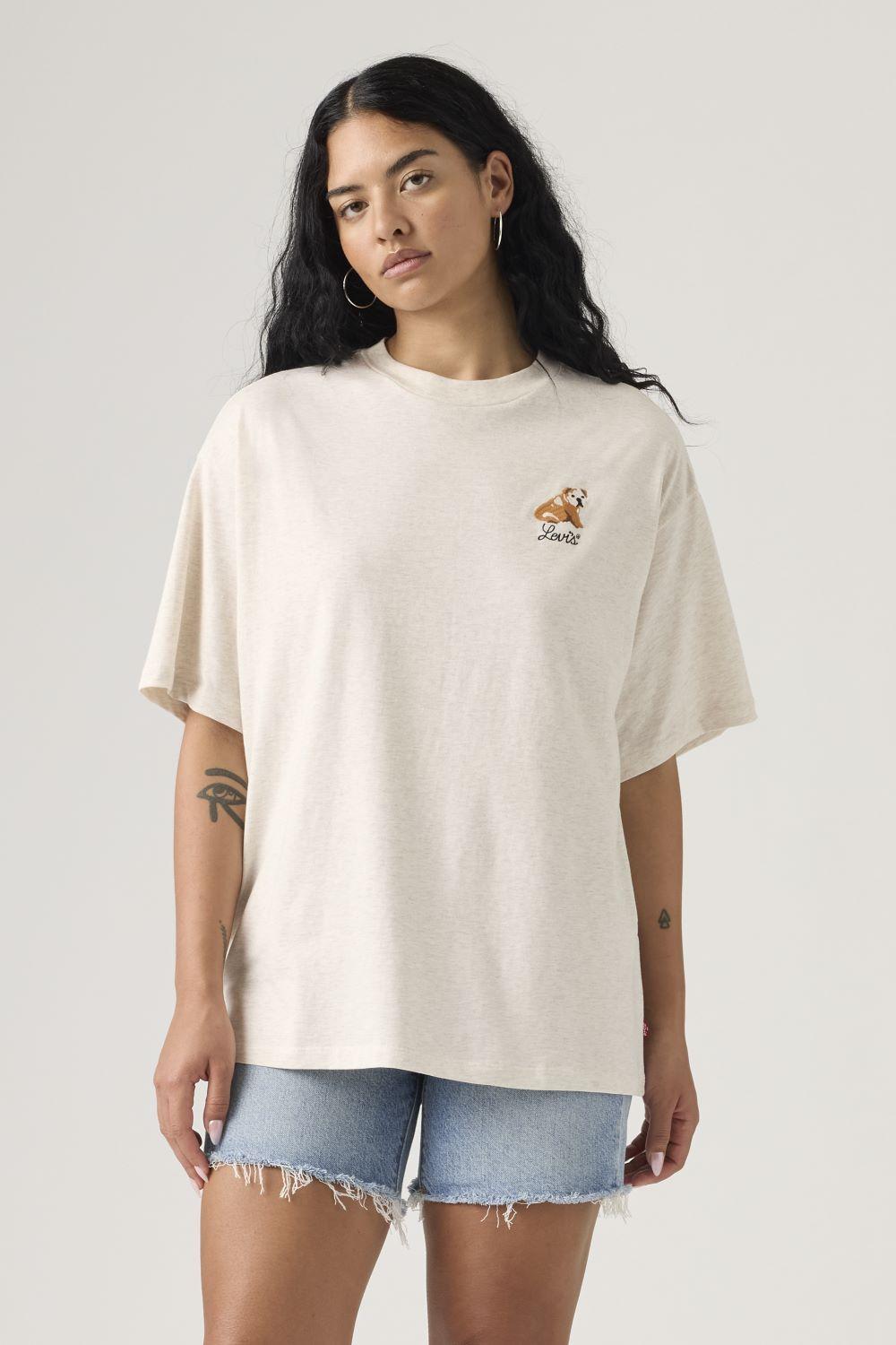Polera Mujer Graphic Short Stack Tee Beige Levis A4924-0084-0