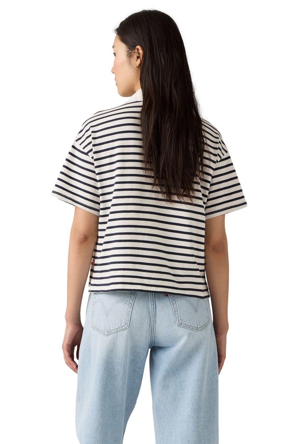 Polera Mujer Aries Rubgy Polo Negro Levis 004GQ-0000-1