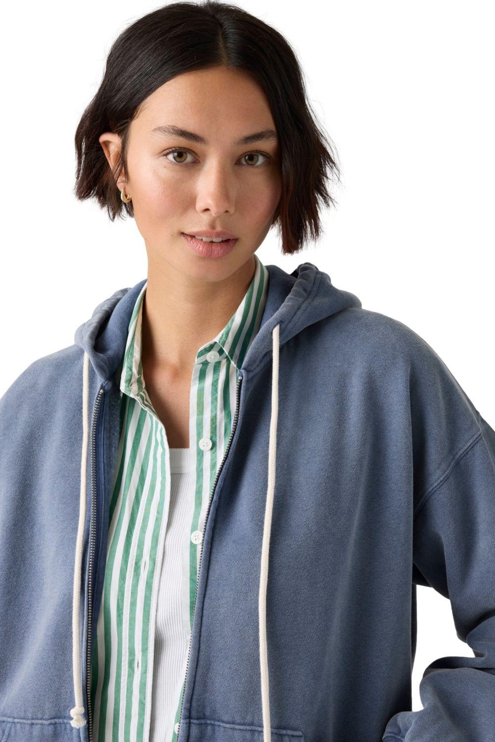 Polerón Mujer Vintage Oversized Hoodie Azul Levis 005IH-0007-3