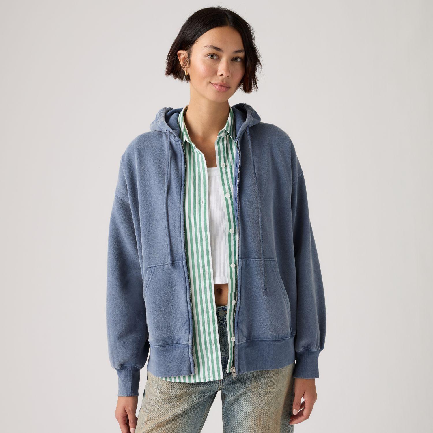 Polerón Mujer Vintage Oversized Hoodie Azul Levis 005IH-0007-2