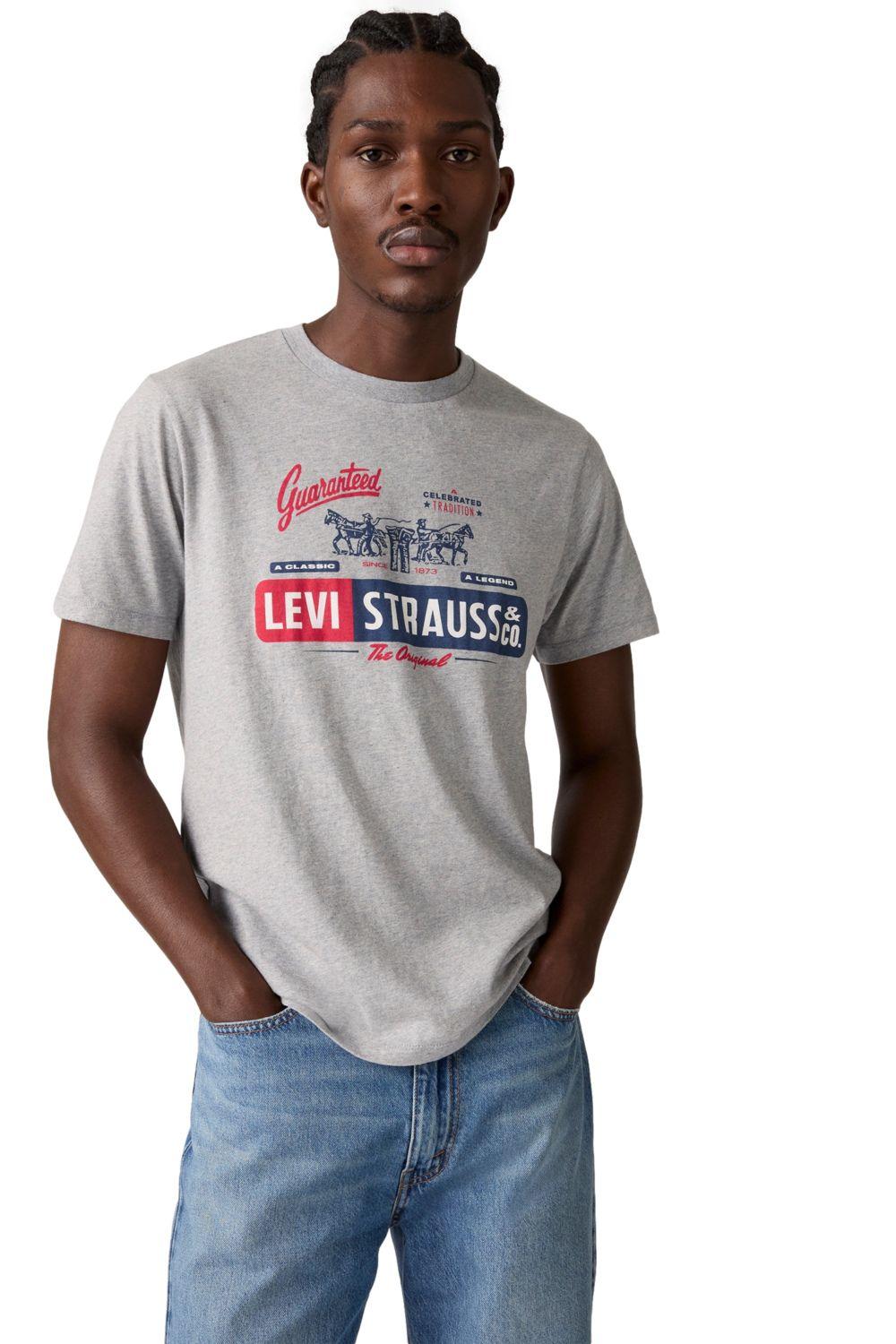Polera Hombre Graphic Crewneck Tee Gris Levis 22491-1993-0
