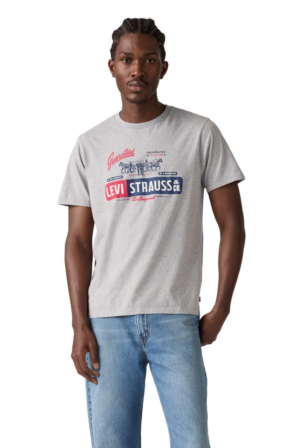 Polera Hombre Graphic Crewneck Tee Gris Levis 22491-1993-2