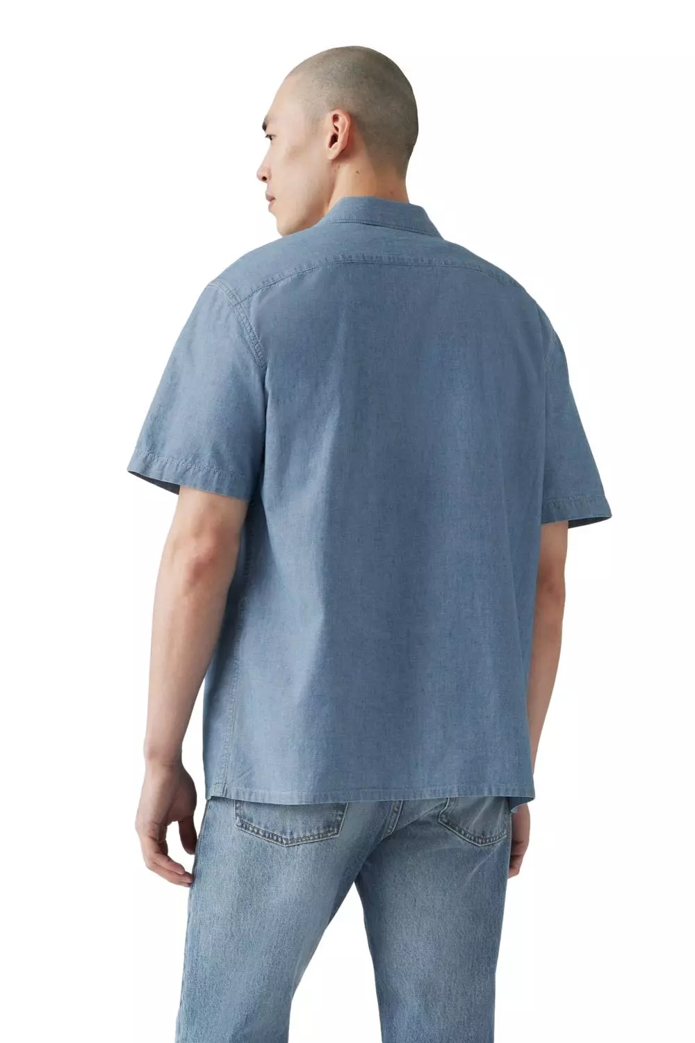 Camisa Hombre S/s Classic Camper Azul Levis 21976-0117-1