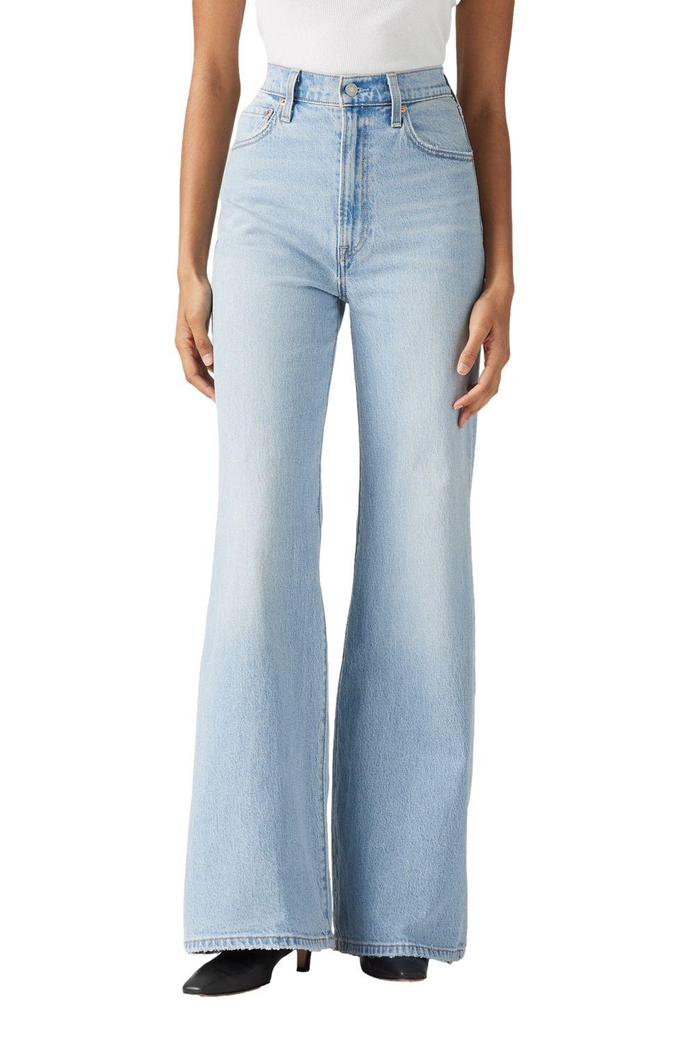 Jeans Mujer Ribcage Bells Celeste Levis A7503-0021-0