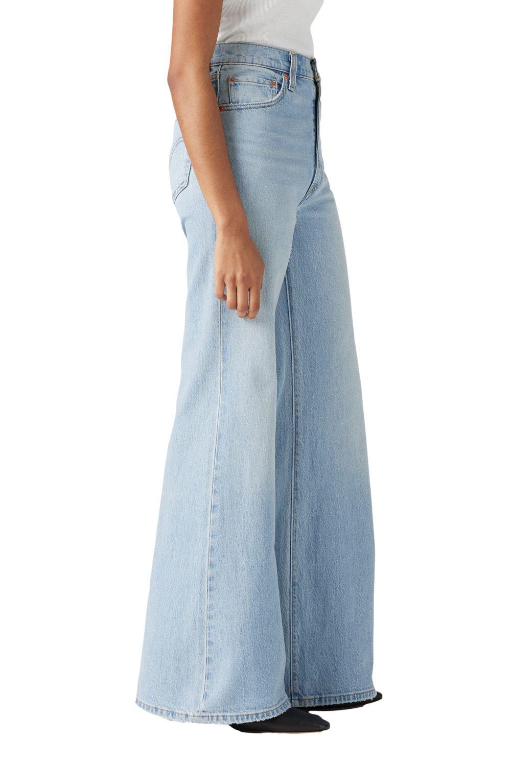 Jeans Mujer Ribcage Bells Celeste Levis A7503-0021-1