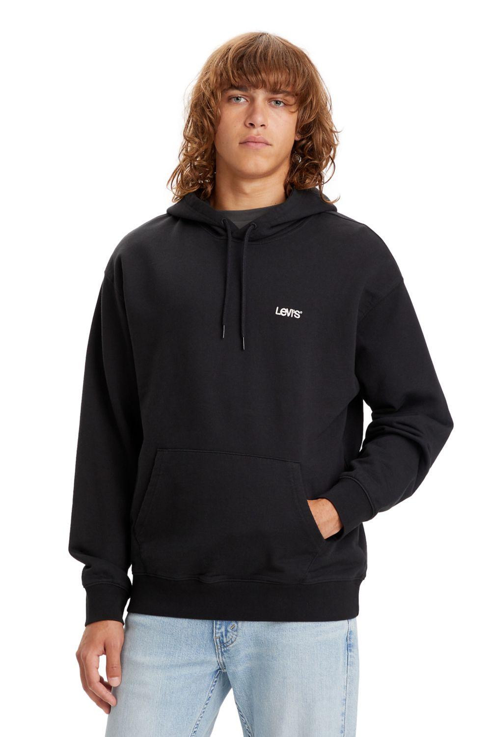 Polerón Hombre Regular Fit Capucha Negro Levis A2635-0029-0