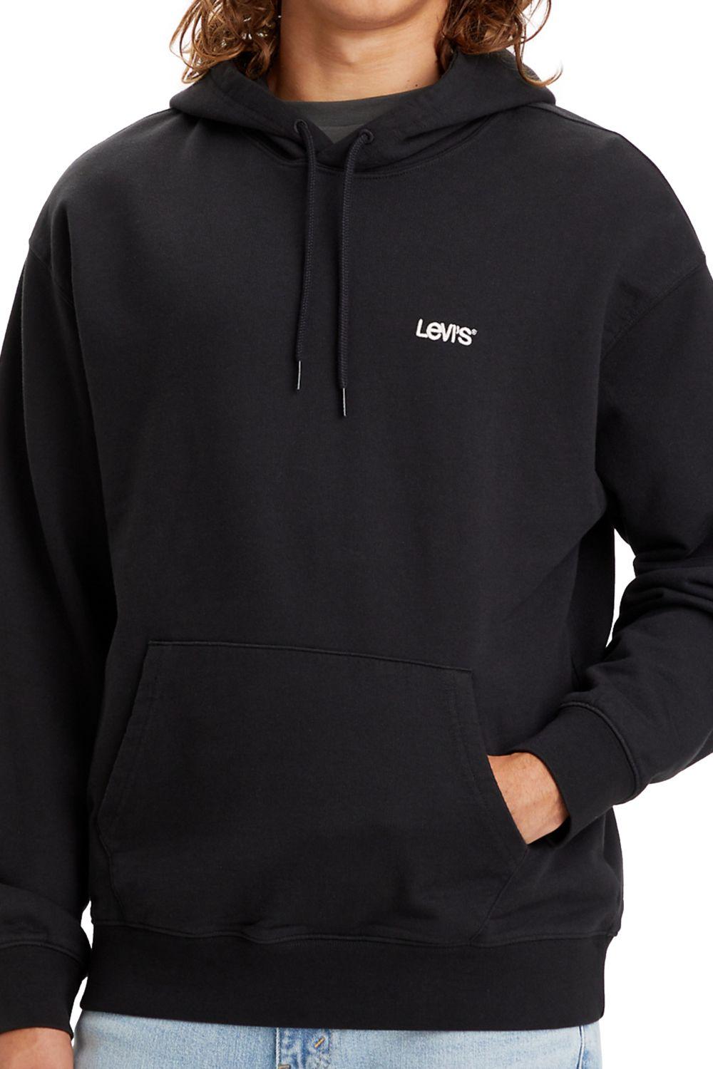 Polerón Hombre Regular Fit Capucha Negro Levis A2635-0029-2