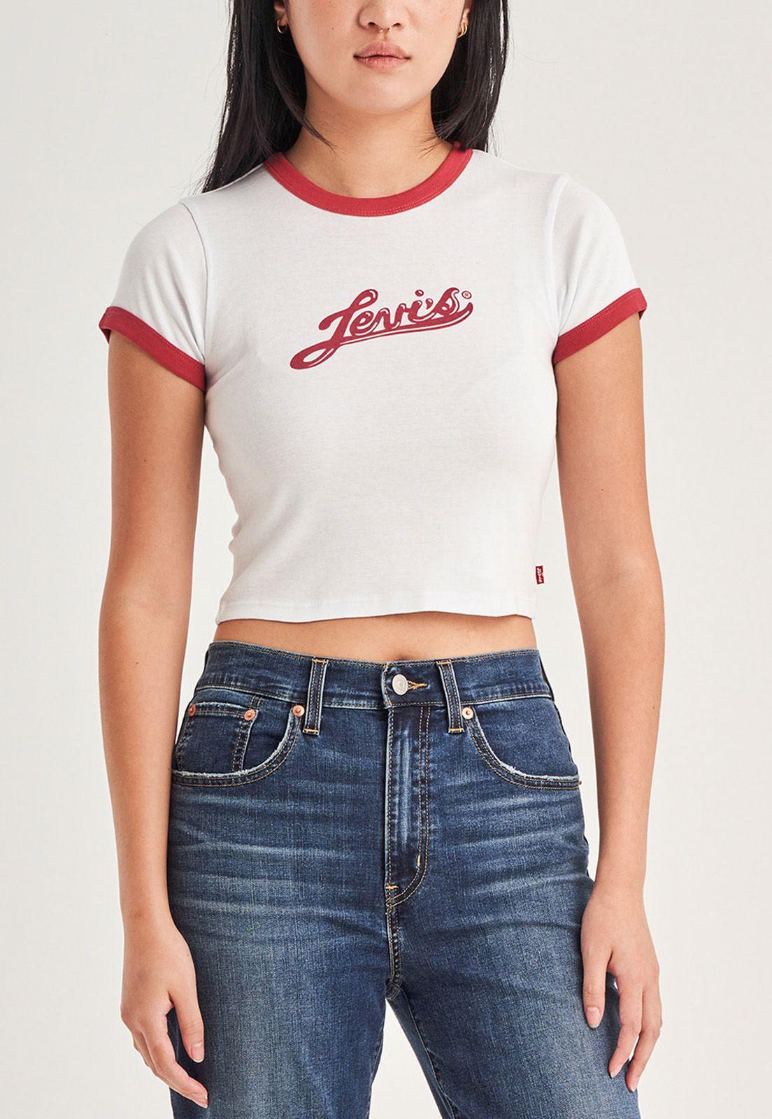Polera Mujer Graphic Tee Blanca Levis A3523-0027-0