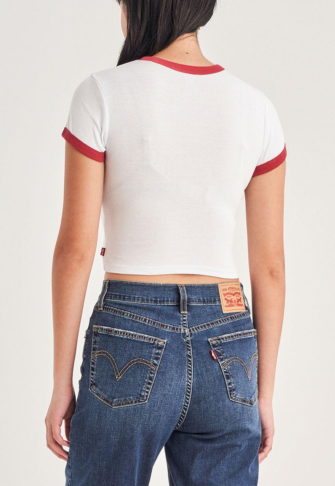 Polera Mujer Graphic Tee Blanca Levis A3523-0027-1