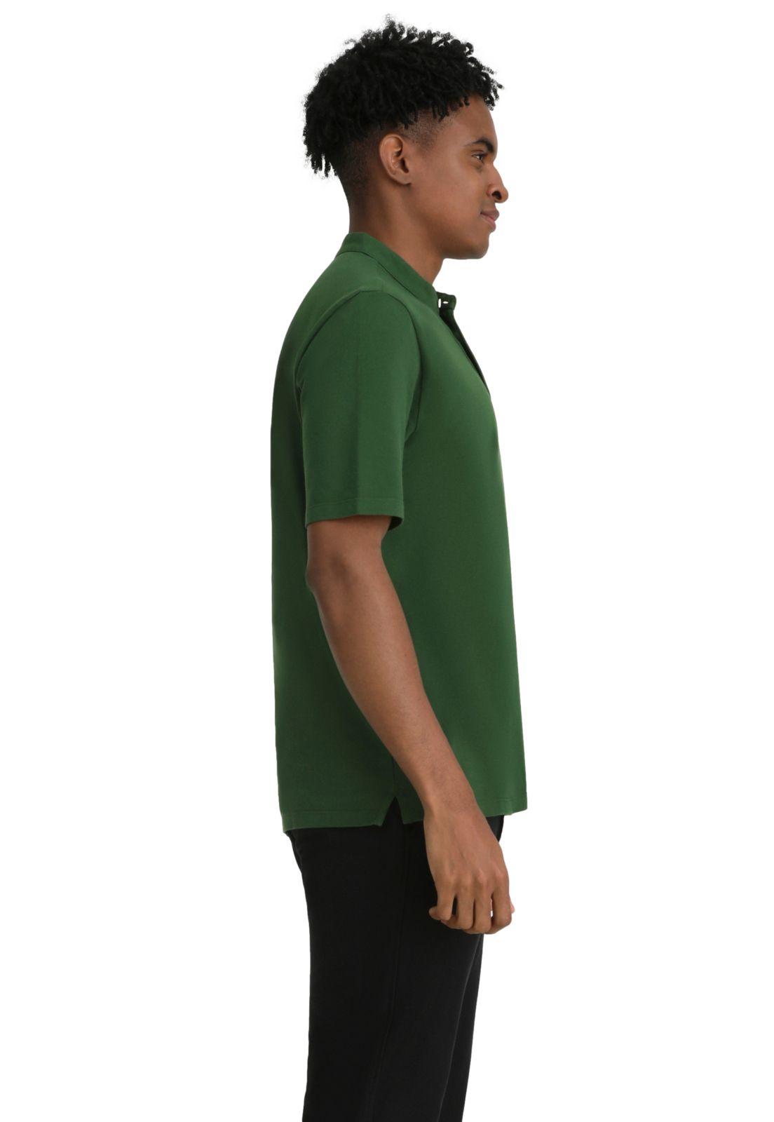 Polo Hombre Stand Collar Slim Fit Verde A6926-0008-1