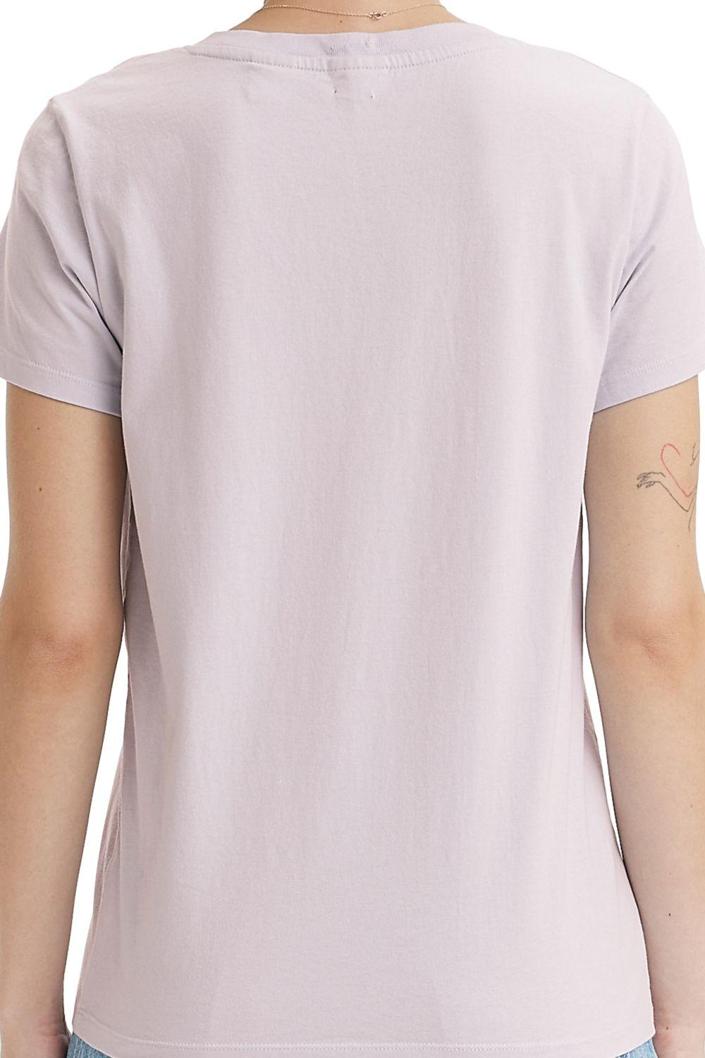 Polera Mujer Regular Fit Cuello V Lila Levis 85341-0071-3
