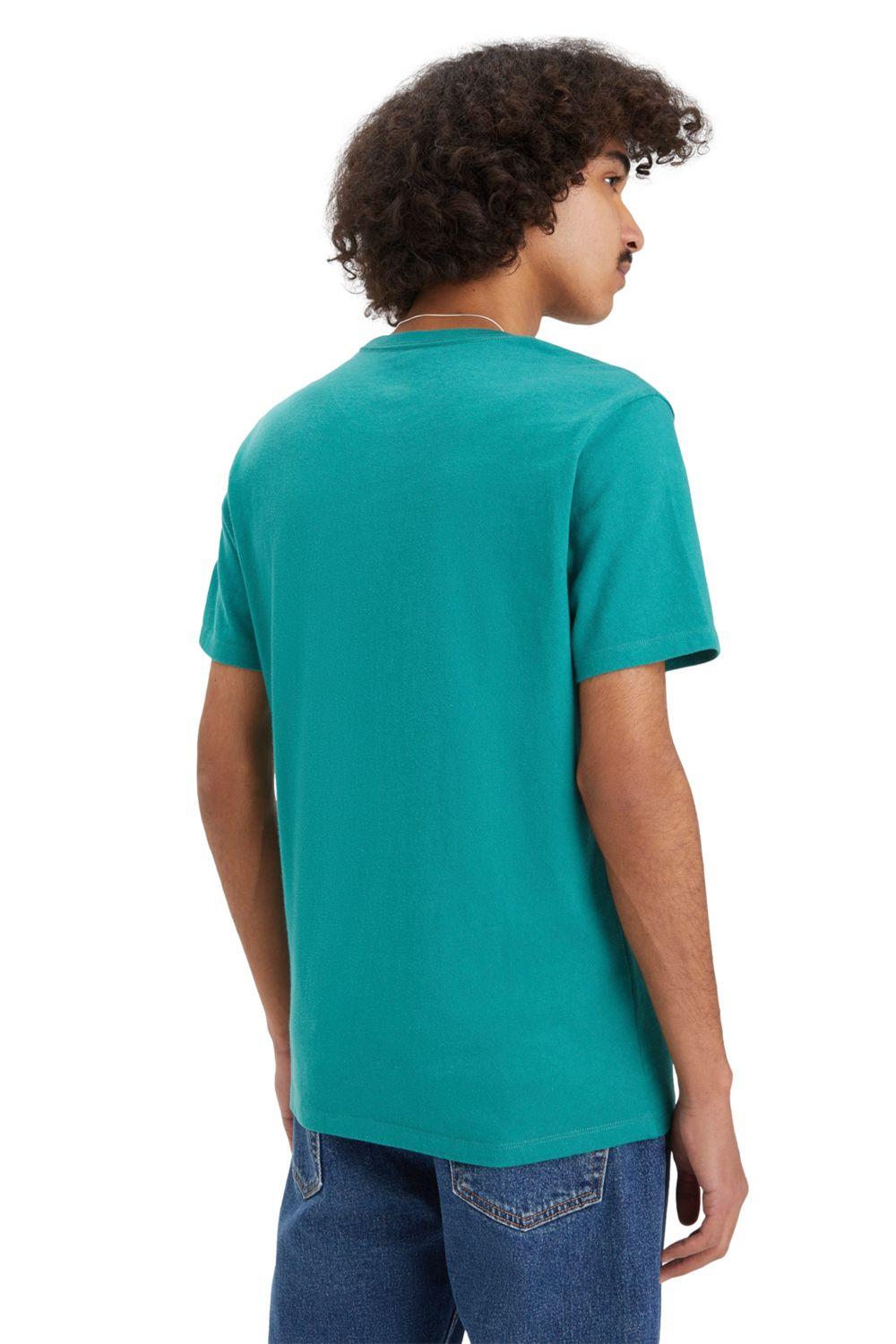 Polera Hombre Ss Original Hm Tee Verde Levis 56605-0247-1