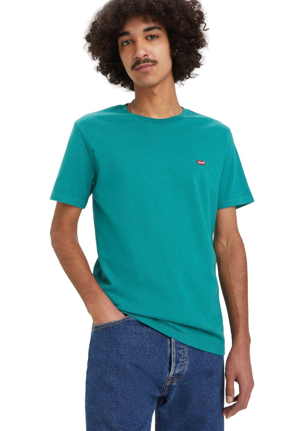 Polera Hombre Ss Original Hm Tee Verde Levis 56605-0247-2