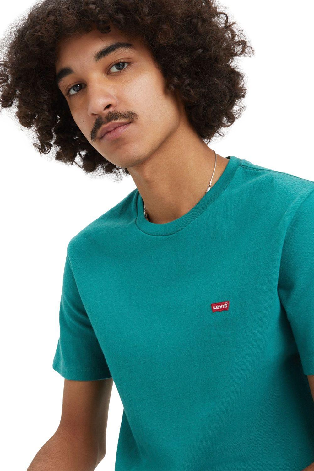 Polera Hombre Ss Original Hm Tee Verde Levis 56605-0247-3
