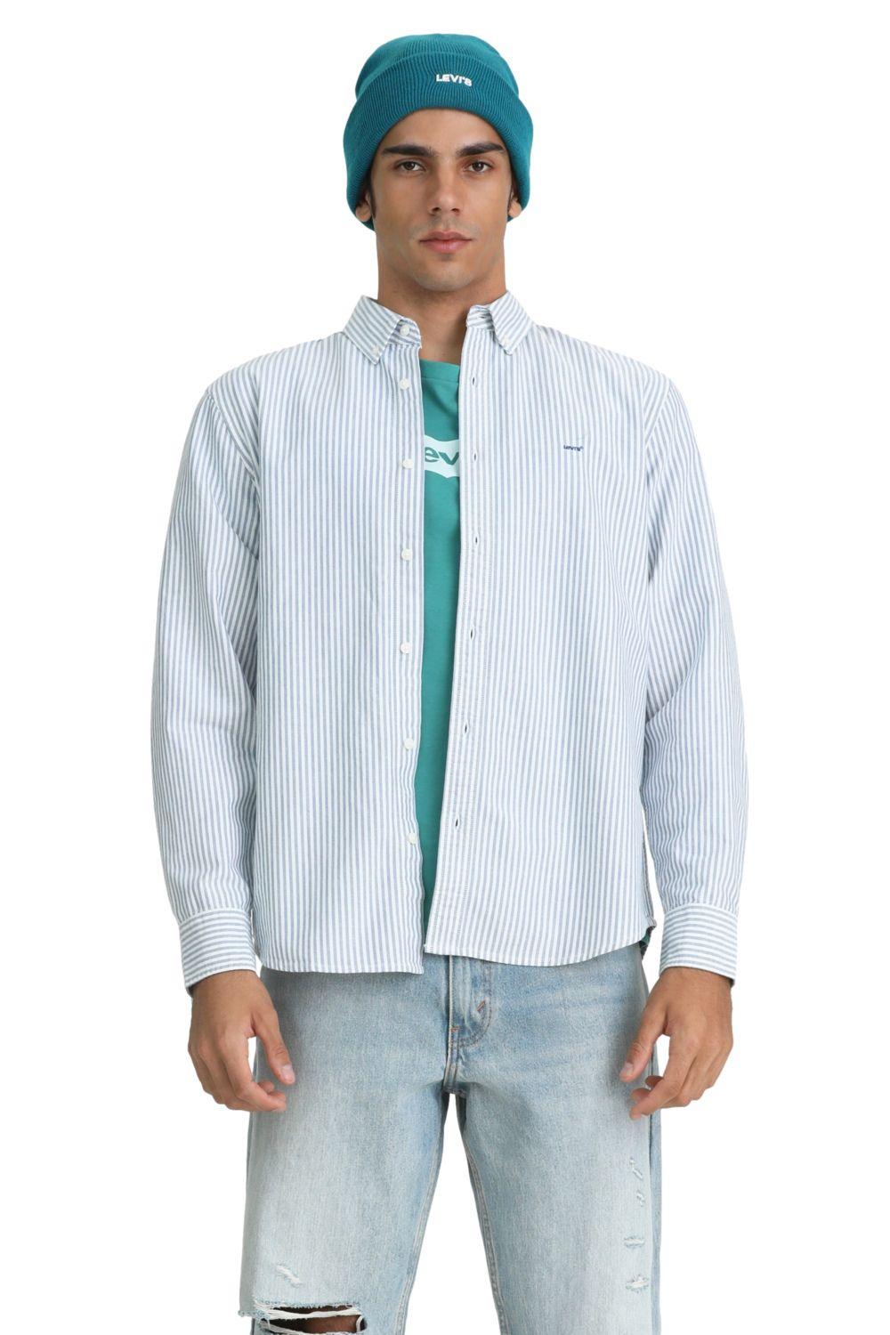 Camisa Hombre Authentic Button Down Azul Levis A7210-0023-0