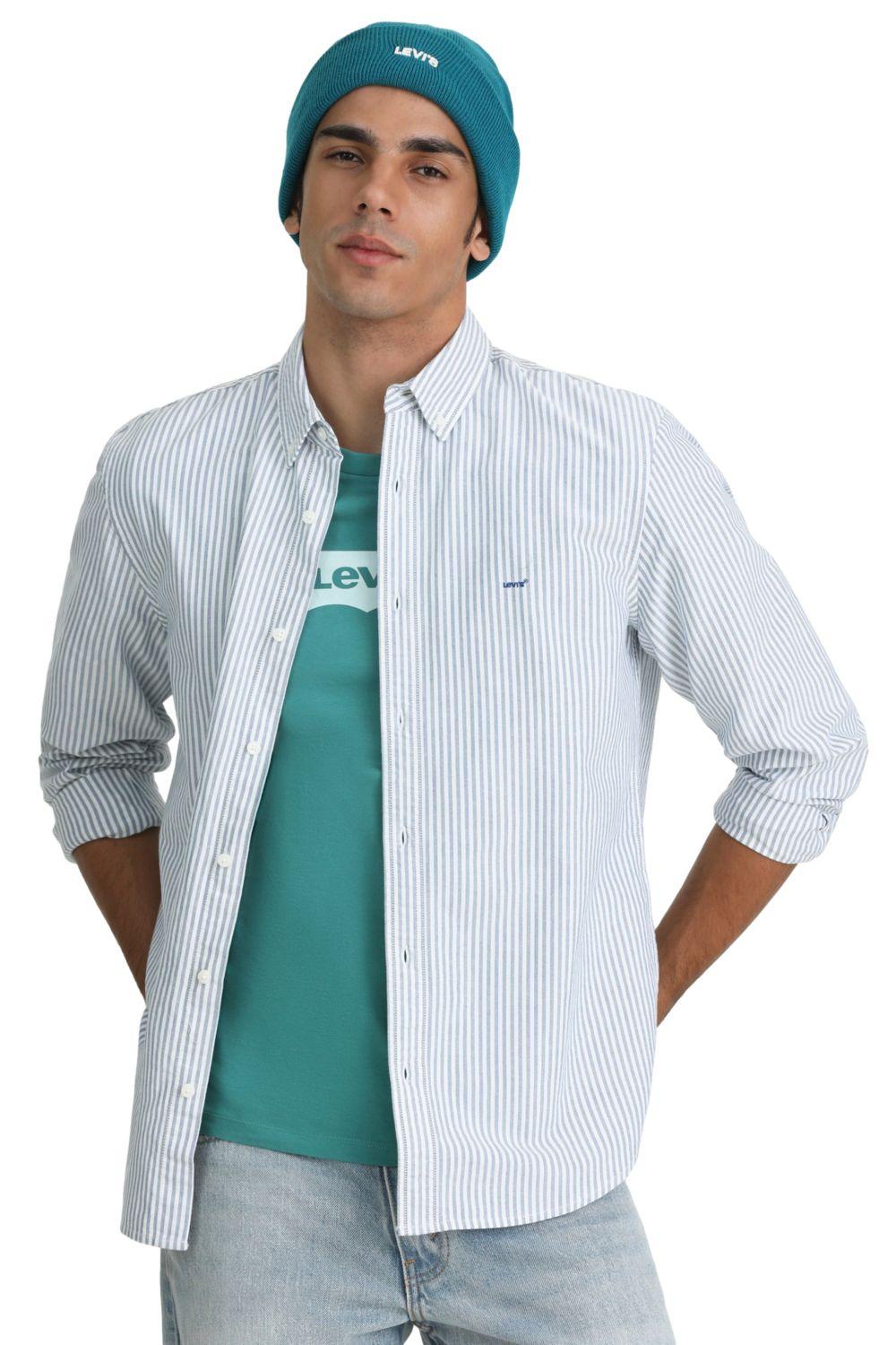 Camisa Hombre Authentic Button Down Azul Levis A7210-0023-5