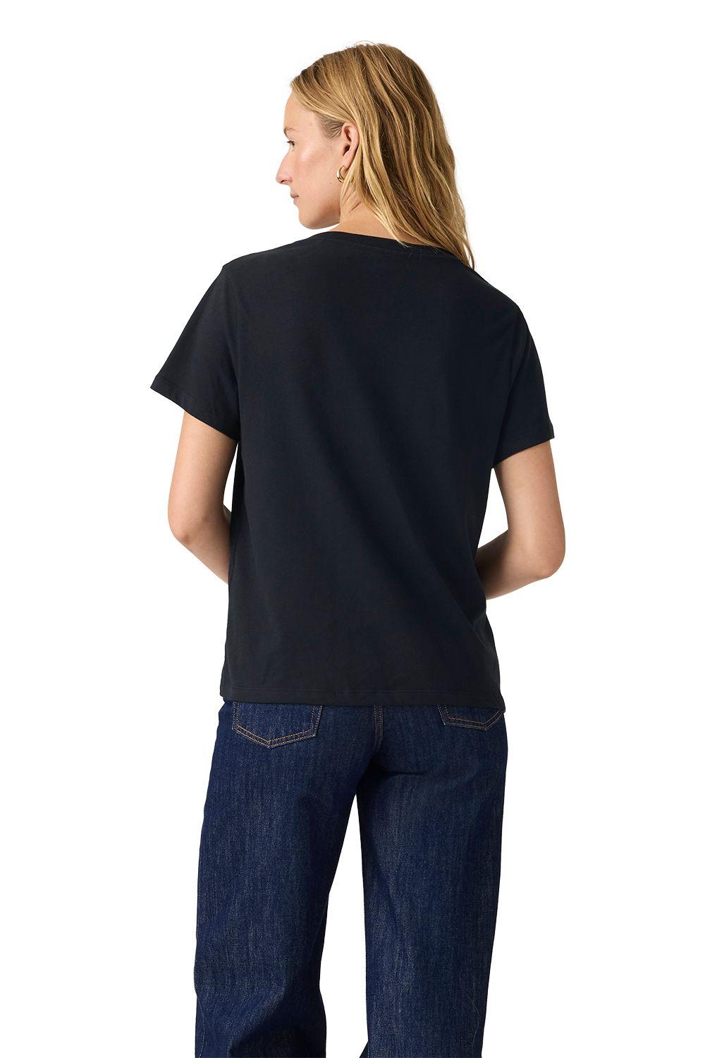 Polera Mujer Favorite V-neck Negro Levis 005J6-0012-1