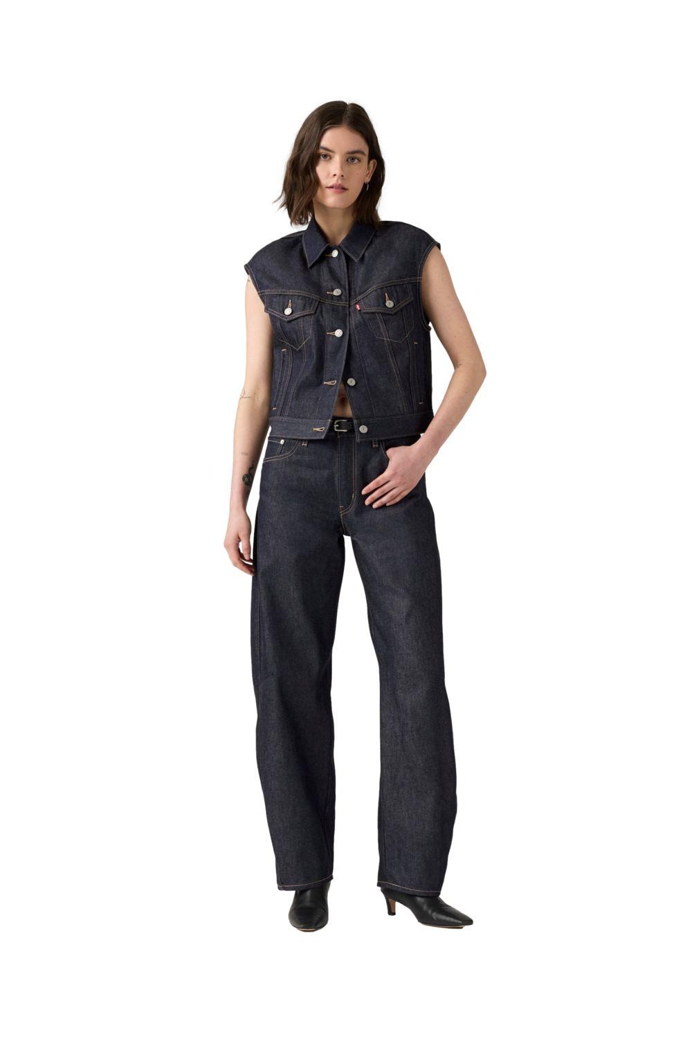 Jeans Mujer Baggy Dad Barrel Azul Levis 0039A-0006-3