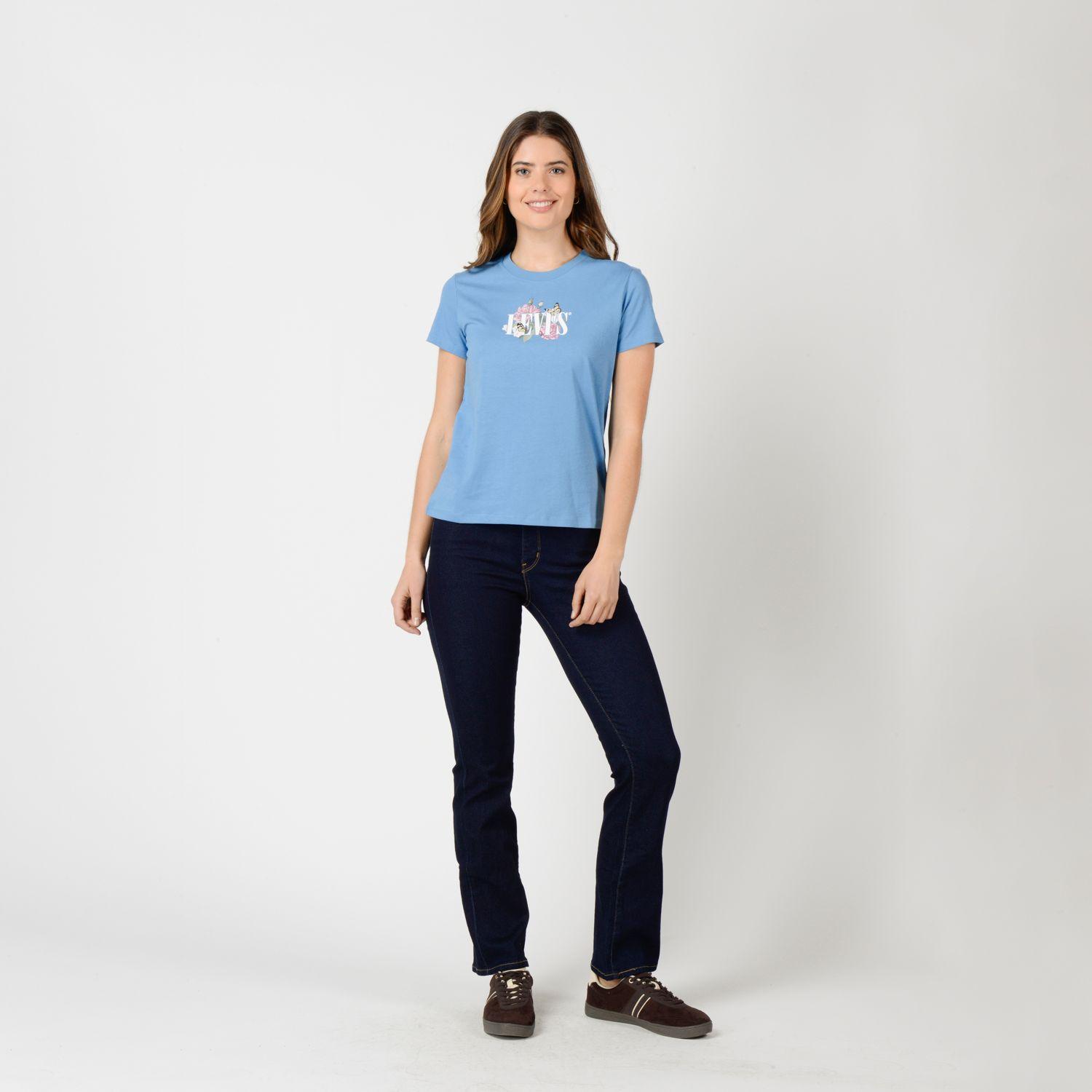 Polera Mujer The Perfect Tee Celeste Levis 17369-3558-3