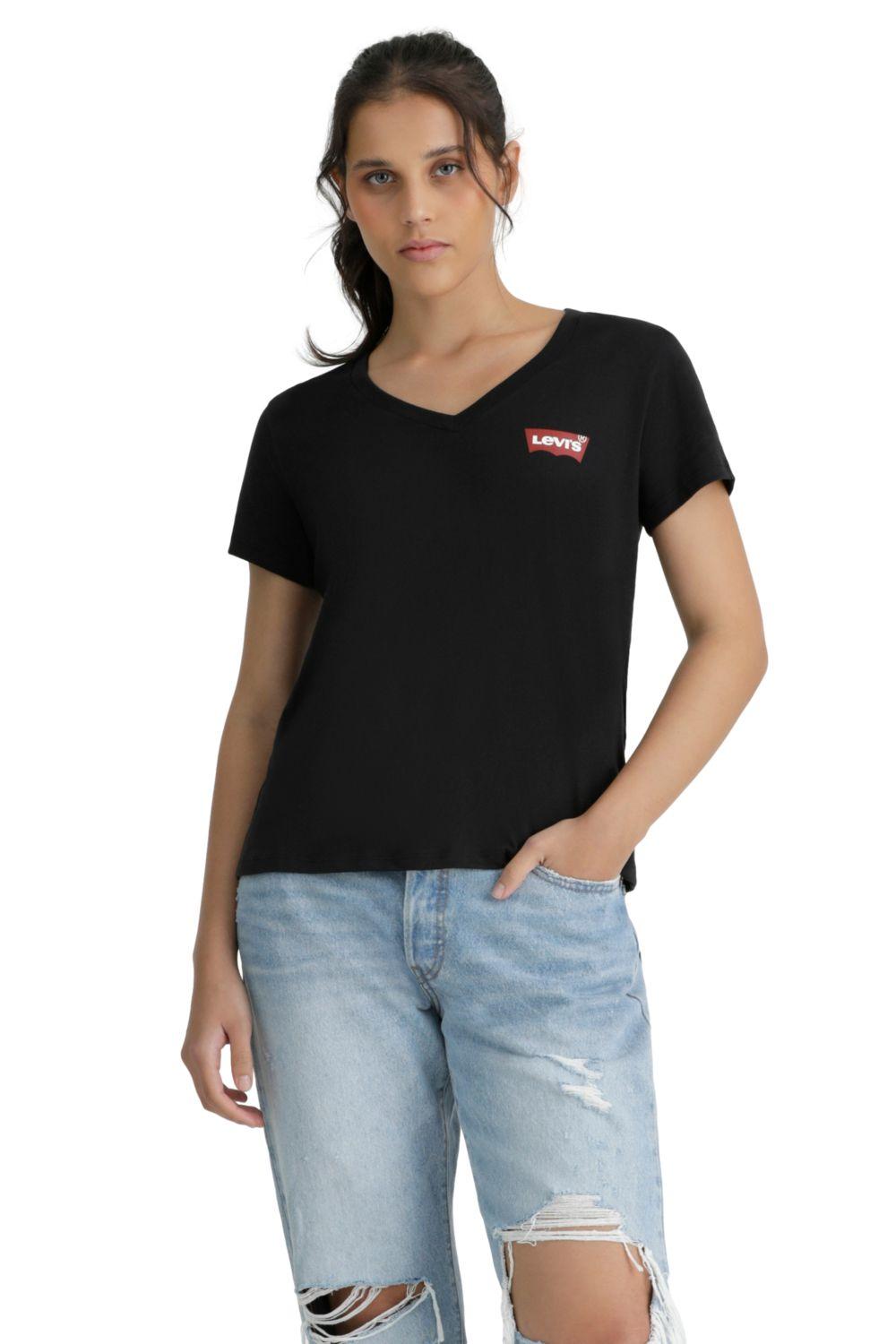 Polera Mujer Regular Fit Negro Levis 85341-0106-0