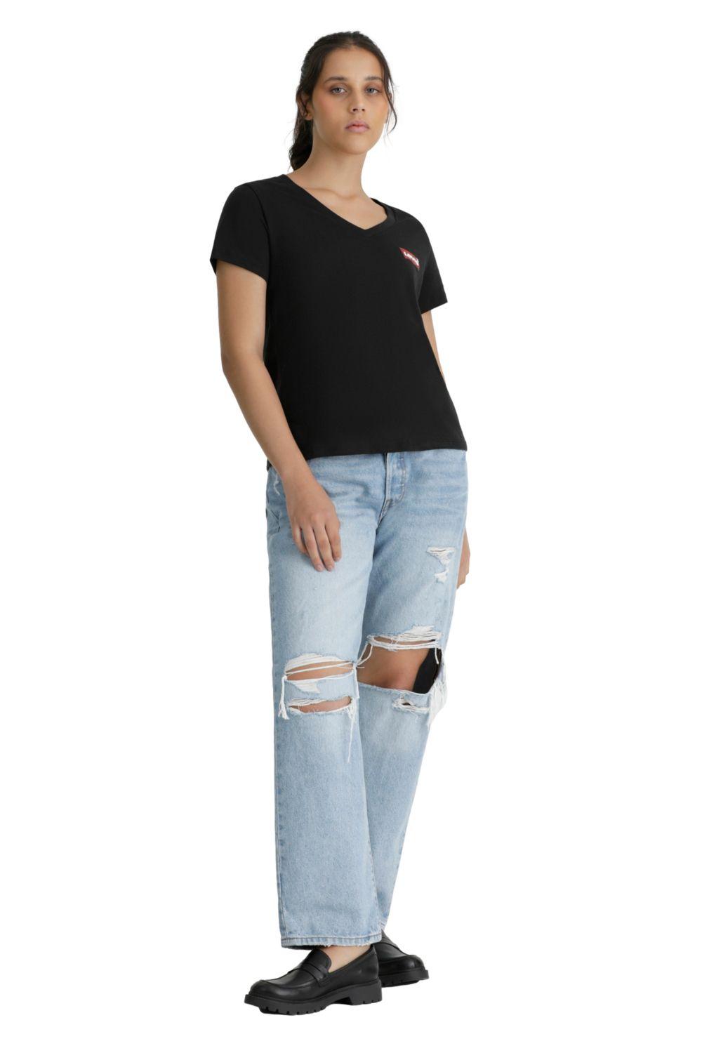 Polera Mujer Regular Fit Negro Levis 85341-0106-3
