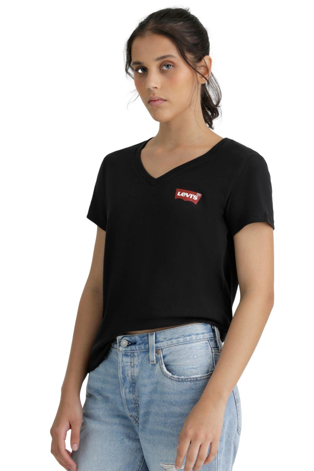 Polera Mujer Regular Fit Negro Levis 85341-0106-4