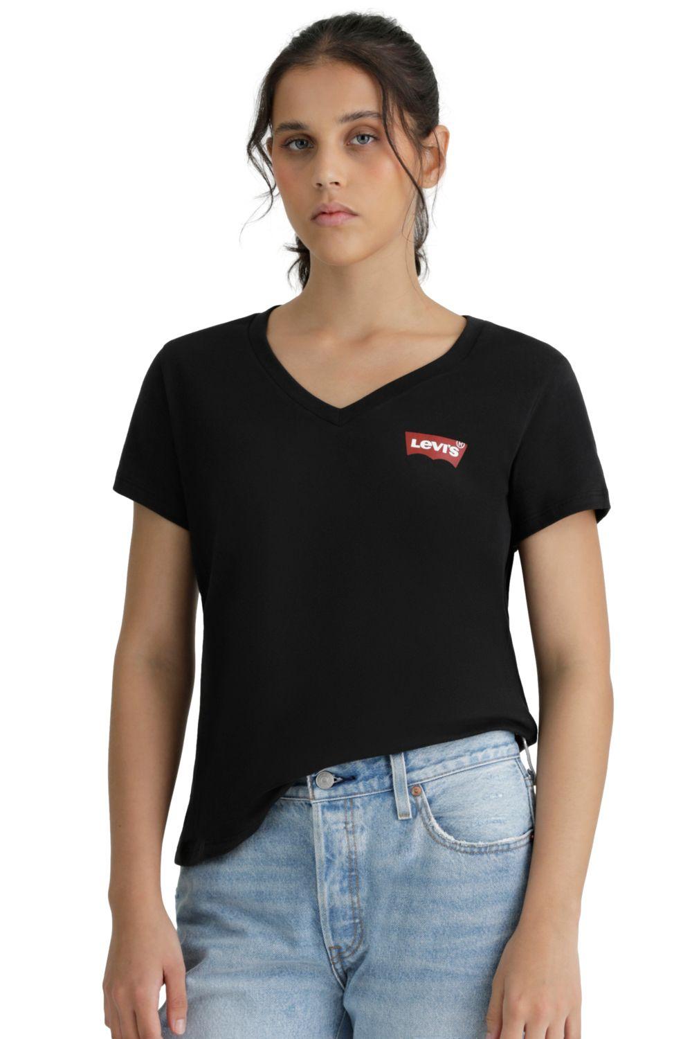 Polera Mujer Regular Fit Negro Levis 85341-0106-5