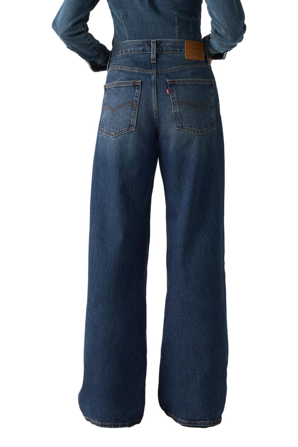 Jeans Mujer Xl Straight Azul Levis A8701-0030-2