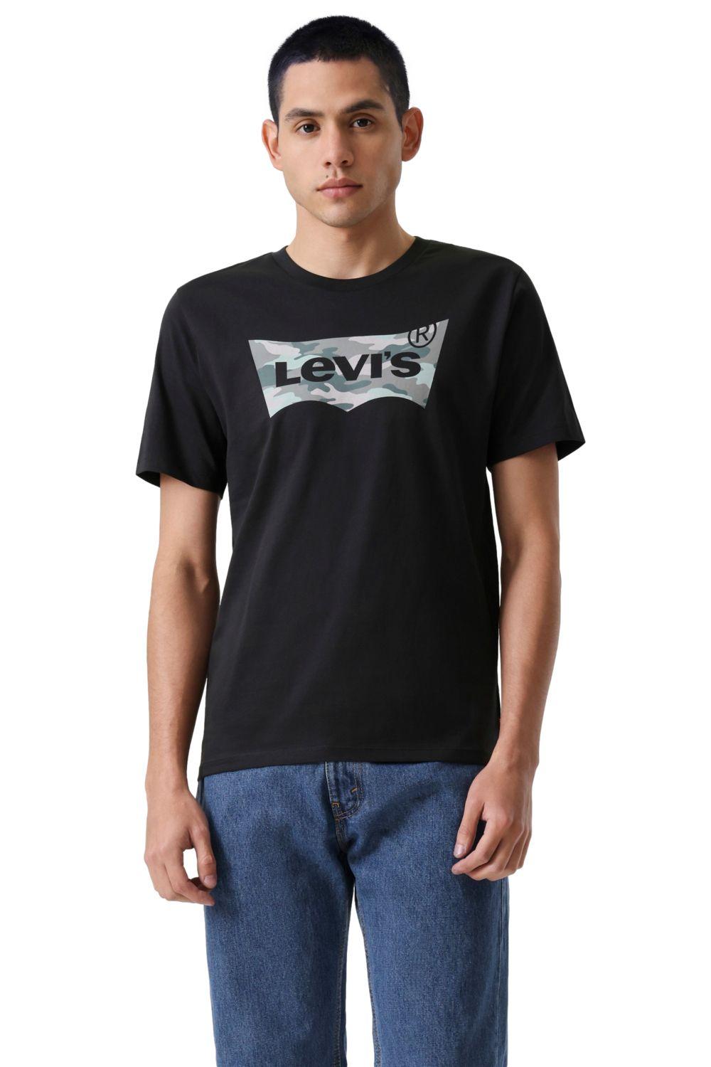 Polera Hombre Graphic Crewneck Tee Negro Levis 22491-1954-0