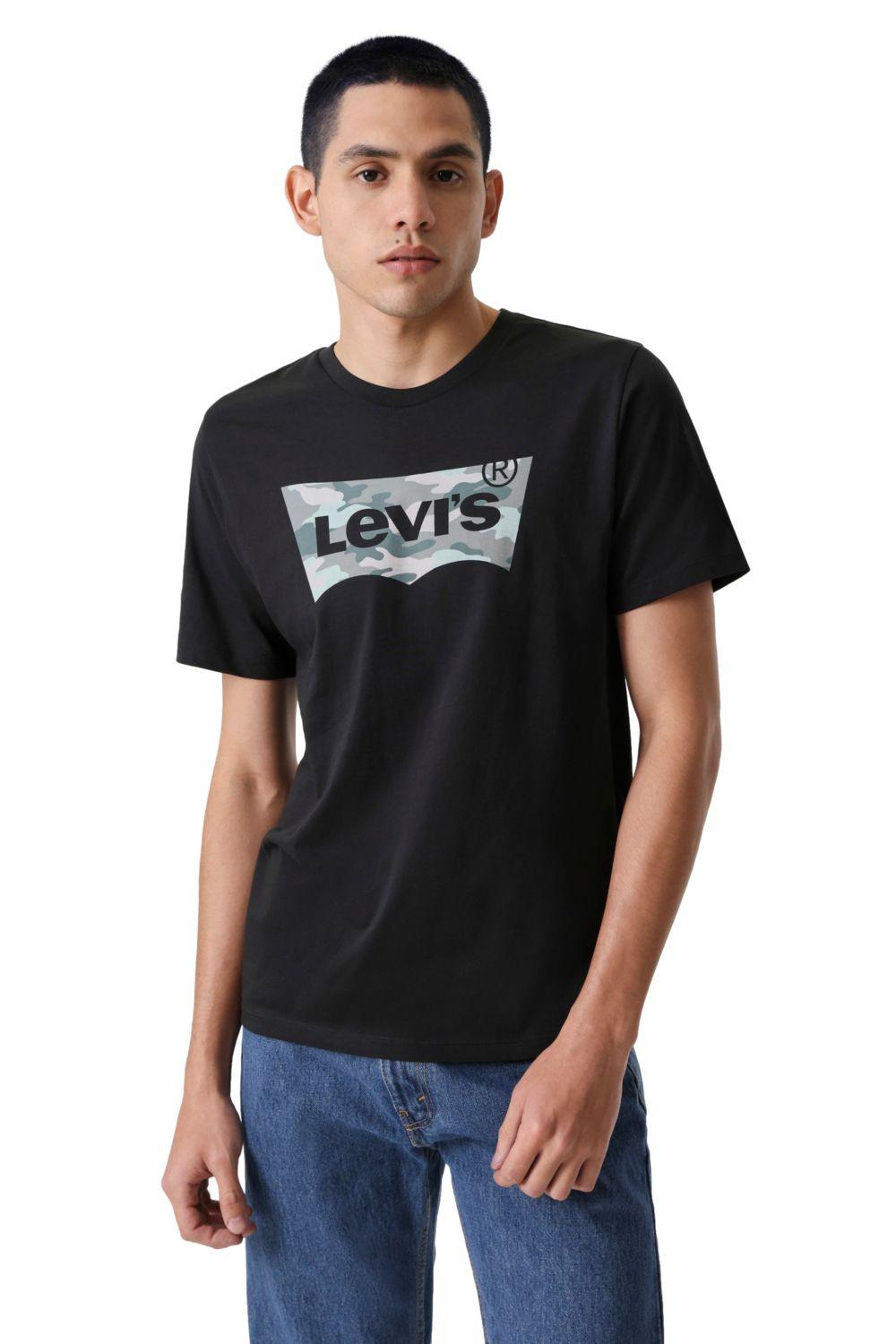 Polera Hombre Graphic Crewneck Tee Negro Levis 22491-1954-4