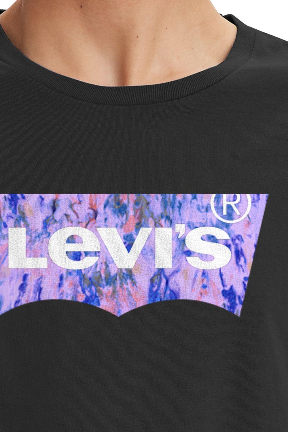 Polera Hombre Manga corta Batwing Negro Levis 22491-1318-1