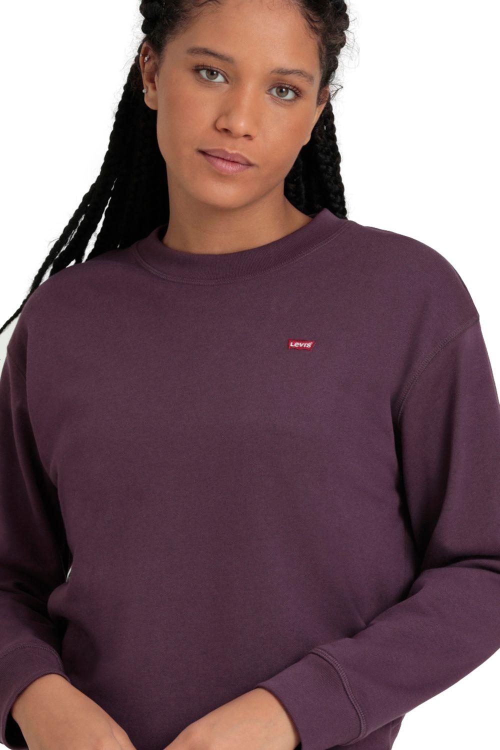 Polerón Mujer Regular Fit Mini Logo Morado Levis 24688-0061-3